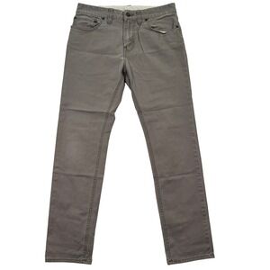 Prana Mens 30x29 Slim Fit Pants Gray Casual Chino Style Trousers‎ Casual Hiking